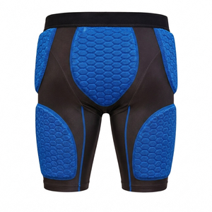 Shorts de protection rembourrés de qualité supérieure pour adultes, de couleur bleu royal, pour le football américain, résistants aux chocs, durables pour une sécurité maximale, OEM - Product Image 2