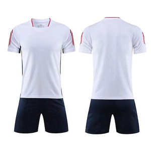 Meilleurs ensembles d'uniformes de football unisexes pour adultes, modèle court, respirants, à séchage rapide, personnalisés, imprimés par transfert thermique, 100% polyester, été - Product Image 5