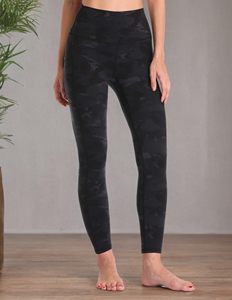 High Waist Full Length Yoga <b>Leggings</b> With <b>Pockets</b> Camouflage Print Spandex Polyester Four-Way Stretch Women's Activewear Pants - Product Image 4