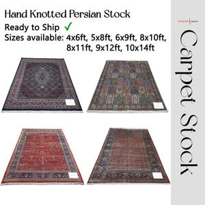 Premium Quality Elegant Wool & Cotton Blends Hand-Knotted Medium Pile Embroidered Area Rugs for Timeless Style - Product Image 3