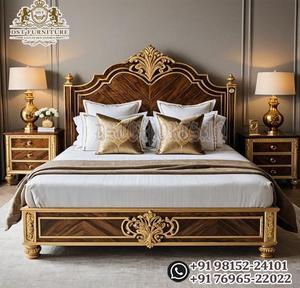 Cama Redonda Moderna con Tapizado, Tamaño Queen, Diseño Redondo de Lujo, Cama Individual, Estilo Francés, Cama King Size - Product Image 6