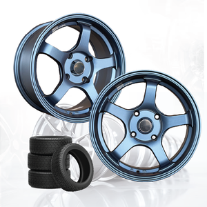 ล้อแม็กซ์รถยนต์อลูมิเนียมอัลลอย 3R สีน้ำเงินด้าน JDM ขนาด 16 นิ้ว 4 รู 100 04115-V6 - Product Image 6