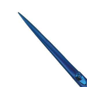 Professional High Quality Blue Titanium Coated Hair Scissors Stainless Steel Straight Blade Barber Cutting <b>Shears</b> Salon Grooming - Product Image 6