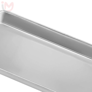 Bandeja Quirúrgica Rectangular de Acero Inoxidable IMANS IE-MT-0029, Recipiente para Instrumentos Médicos, Autoclavable, Reutilizable, Suministro para Quirófano - Product Image 3