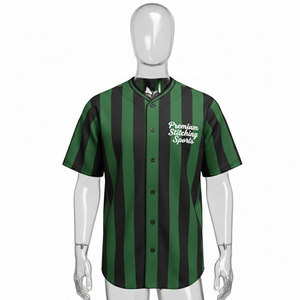 Custom Logo Men Baseball Jersey <b>Referee</b> Shirt Softball Uniform Tackle Twill Embroidery Stitched Breathable Baseball Uniform - Product Image 6