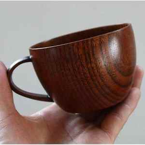 Mug en bois fait main, tasse à café ou à thé en bois naturel, écologique, réutilisable, articles de boisson personnalisables, fabricant en gros - Product Image 5