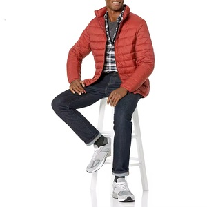 Men's <b>Red</b> <b>Hooded</b> Windbreaker <b>Jacket</b> Thin Front Streetwear Windproof Casual Autumn Wear Polyester Shell Regular Fit Zipper - Product Image 2
