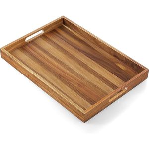 Eco-Friendly Wooden Rectangle Serving Tray & Platter Country Design Business Gift - Product Image 6