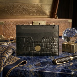 WRIZA Handcrafted Genuine Leather RFID Protected <b>Card</b> <b>Holder</b> <b>for</b> Men | Slim 6 <b>Card</b> Slot Minimalist Credit <b>Card</b> <b>Wallet</b> Party - Product Image 5