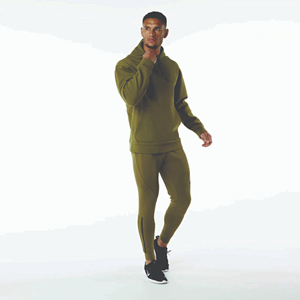 Custom Streetwear Patch Distressed Embroidered <b>Men</b> Tracksuits Slim Fit Cotton Patchwork <b>Pullover</b> <b>Men</b> Flare Tracksuits - Product Image 1