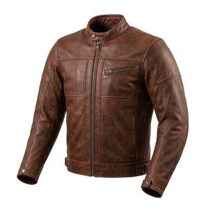 Veste vintage audacieuse pour hommes, vestes pour hommes, vêtements de moto en cuir, style Cafe Racer, veste rétro pour motards, vente en gros en Europe - Product Image 6