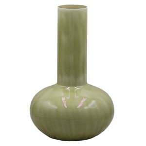 Premium Olive Green Decorative Flower Vase Modern Nordic Home Decor Accent Vase for Living Room Dining <b>Table</b> Office Hotel Vase - Product Image 1