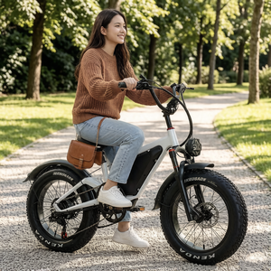 Neumáticos todoterreno 20*4, batería de litio de 48V 15AH, motor sin escobillas, doble suspensión. Bicicleta eléctrica deportiva urbana todoterreno. - Product Image 2