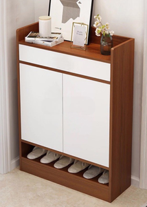 Mueble zapatero moderno de madera para la sala de estar, mobiliario interior para apartamentos y hoteles, condominios... Hecho en Vietnam. - Product Image 6