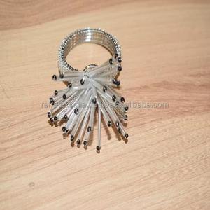 Anillos de Servilleta de Cristal de Alta Calidad con Elegantes Accesorios de Mesa Hechos a Mano para Hoteles, Restaurantes y Servicios de Catering, Precio de Exportación - Product Image 5