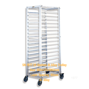 Housse de chariot transparente en PVC Atlas Star pour chariot SN-1992/SN-1977 avec panier à pain 620x490x1700mm pour boulangerie et hôtel - Product Image 5