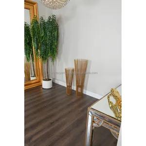 Vase à fleurs élégant en fer transparent de style côtier, centre de table de luxe pour mariage - Product Image 6