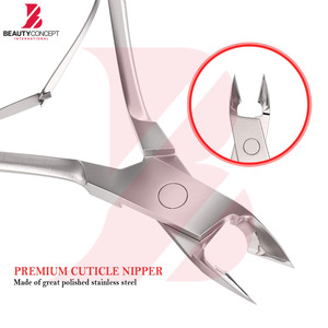 Ensemble professionnel de pinces à cuticules avec système à double ressort, outil de suppression des peaux mortes à bord tranchant pour manucure et pédicure en salon - Product Image 2