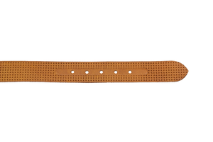 Ceinture pour homme en cuir véritable avec boucle, en cuir pleine fleur, bande de cuir épaisse, large, longue et épaisse, noire - Product Image 4