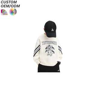 Custom Print Children's Hoodies Long Sleeve High Quality 100% Cotton Breathable Casual Sweatshirt Toddler Boy Factory Wholesale - Product Image 6