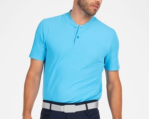 เสื้อโปโลกอล์ฟผู้ชาย แห้งเร็ว ยืดได้สี่ทิศทาง ระบายอากาศ ป้องกันแบคทีเรีย ทรงโอเวอร์ไซส์ รับผลิตตามแบบ (OEM) พร้อมสกรีนโลโก้ ผลิตจากโพลีเอสเตอร์ - Product Image 2