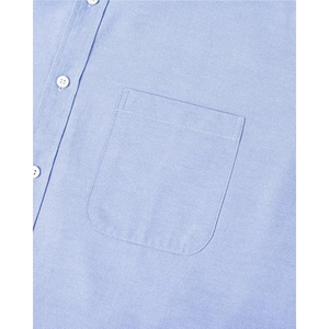 <b>Mens</b> Solid Oxford <b>Shirt</b> Long Sleeve Dress <b>Shirt</b> Work Casual Button Down <b>Shirts</b> <b>with</b> <b>Pocket</b> - Product Image 4