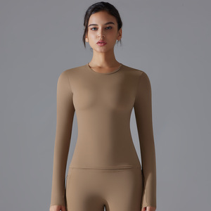 100% Polyester Quick Dry <b>Compression</b> Shirt Ladies Gym Wear <b>Short</b> Sleeve t Shirt Seam Slim Fit Athletic Rash Guard Shirts Women - Product Image 4