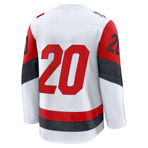 Maillots de hockey sur glace personnalisés en gros, 100 % polyester, ensembles imprimés, tissu à séchage rapide, respirant, antibactérien, anti-UV, uniforme d'équipe - Product Image 2