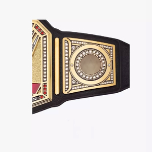 Cinturón de Campeonato Mundial de Boxeo de Alta Calidad, Personalizable, de Cuero PU Transpirable, Unisex, con Empaque Personalizable - Product Image 2