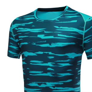 เสื้อยืดซับลิเมชั่นคุณภาพสูงสำหรับผู้ชาย ขายพร้อมบริการออกแบบโลโก้ของคุณเอง เสื้อยืดซับลิเมชั่นคุณภาพดีที่สุดสำหรับผู้ชาย - Product Image 4