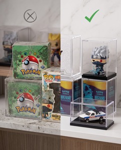 Customized Modern Eco-Friendly for Clear Acrylic Booster <b>Box</b> Magnet Lids Dustproof Cosmetic <b>Display</b> Cabinet Easy - Product Image 5