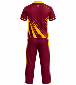 Uniforme de Cricket para Club o Liga, Tela Transpirable para Mayor Comodidad, Uniforme de Cricket Personalizado al por Mayor con Logotipos de Patrocinadores del Equipo - Product Image 4