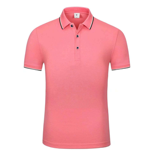 Chemises de golf pour hommes en polyester/coton tricoté, personnalisables, anti-rides, manches courtes, couleur unie, impression numérique, 6XL - Product Image 3