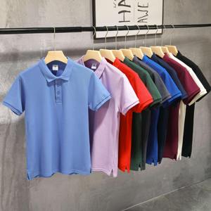 ราคาขายส่ง เสื้อยืดผู้ชาย เสื้อโปโลแห้งเร็ว เสื้อยืดคอตตอนมีปก เสื้อโปโลโอเวอร์ไซส์ - Product Image 3