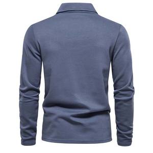 2026 Maillot de rugby pour homme 100% Coton respirant infroissable à manches longues coupe ajustée Hiver Automne Décontracté Imprimé ou uni Séchage rapide - Product Image 5
