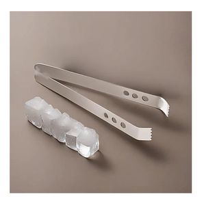 Pince à glaçons en acier inoxydable, outils de bar, pince à légumes pour grillades, pince de service en acier inoxydable pour aliments, pain, salades et pâtes - Product Image 2