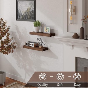 Natural Bamboo Wall <b>Shelf</b> - Organic Shaped Design for Wholesale - Product Image 4