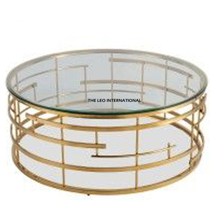 Table basse moderne très demandée, table basse géométrique classique en aluminium à prix bas pour le salon - Product Image 6