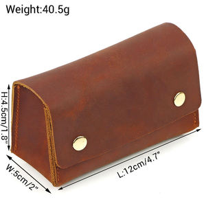 Porte-dés personnalisé en cuir Crazy Horse vintage, style boîte, multifonctionnel, accessoire de jeu de société personnalisé - Product Image 4