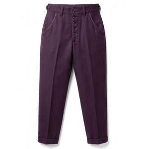 Pantalon de combat allemand haut de gamme, coupe droite, en toile légère, respirante et durable, avec coutures renforcées et taille raffinée - Product Image 1