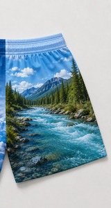 Pantalones Cortos Deportivos para Hombre, para Entrenamiento de Rugby, Cintura Alta Elástica, Transpirables, de Secado Rápido, para Correr y Hacer Ejercicio - Product Image 6