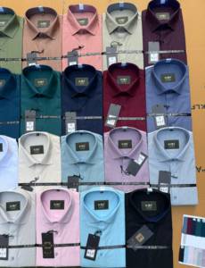 Camisa ANSZKT para Hombre, Manga Larga, Color Sólido, Casual, de Sarga, Formal, Corte Ajustado, para Primavera - Product Image 2