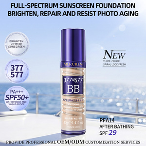 <span class=keywords><strong>Crème</strong></span> <span class=keywords><strong>BB</strong></span> MERCILEN, soin blanchissant de la <span class=keywords><strong>peau</strong></span>, maquillage longue durée, écran solaire, élimination des taches, hydratant, anti-âge, correcteur, <span class=keywords><strong>crème</strong></span> <span class=keywords><strong>BB</strong></span> - Product Image 3
