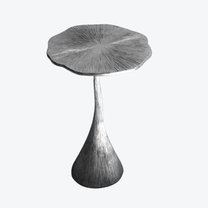 Contemporary Metal Coffee <b>Table</b> Handmade Modern Design Living Room Furniture <b>Round</b> <b>Side</b> <b>Table</b> Silver Finished - Product Image 1