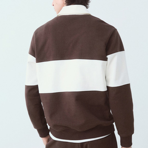 เสื้อสเวตเชิ้ตผู้ชายแบบหนา ซับในขนสองด้าน ผ้าฝ้าย 100% ระบายอากาศ กันลม ปักลาย ราคาส่งสุดคุ้ม - Product Image 6