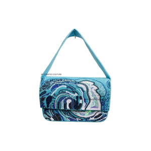 Bolso de hombro con cuentas y diseño de ojo bohemio, hecho a mano, bordado, personalizado para mujer, bolso de fiesta, últimos modelos de bolsos de hombro personalizados. - Product Image 6