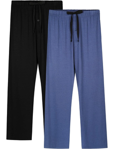Custom <b>Men's</b> Spandex/Cotton Knitted Summer <b>Pajama</b> <b>Set</b> Breathable Eco-Friendly Long Sleeve T-Shirt & Shorts Homewear - Product Image 1