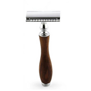 Professional Double Edge Safety <b>Razor</b> for <b>Men</b> Hair Shaving Butterfly Opening Reusable Metal Manual Wet Shaving <b>Razor</b> - Product Image 2