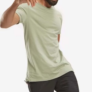 Impression personnalisée OEM Vente en gros T-shirts unisexes grande taille pour hommes 100% coton à séchage rapide et respirants avec broderie en chenille - Product Image 2