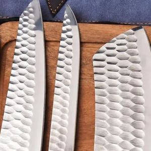 Juego de Cuchillos de Cocina de Calidad con Hojas de Acero Duraderas para la Cocina Diaria y Preparación de Alimentos, Cocina Profesional - Product Image 3